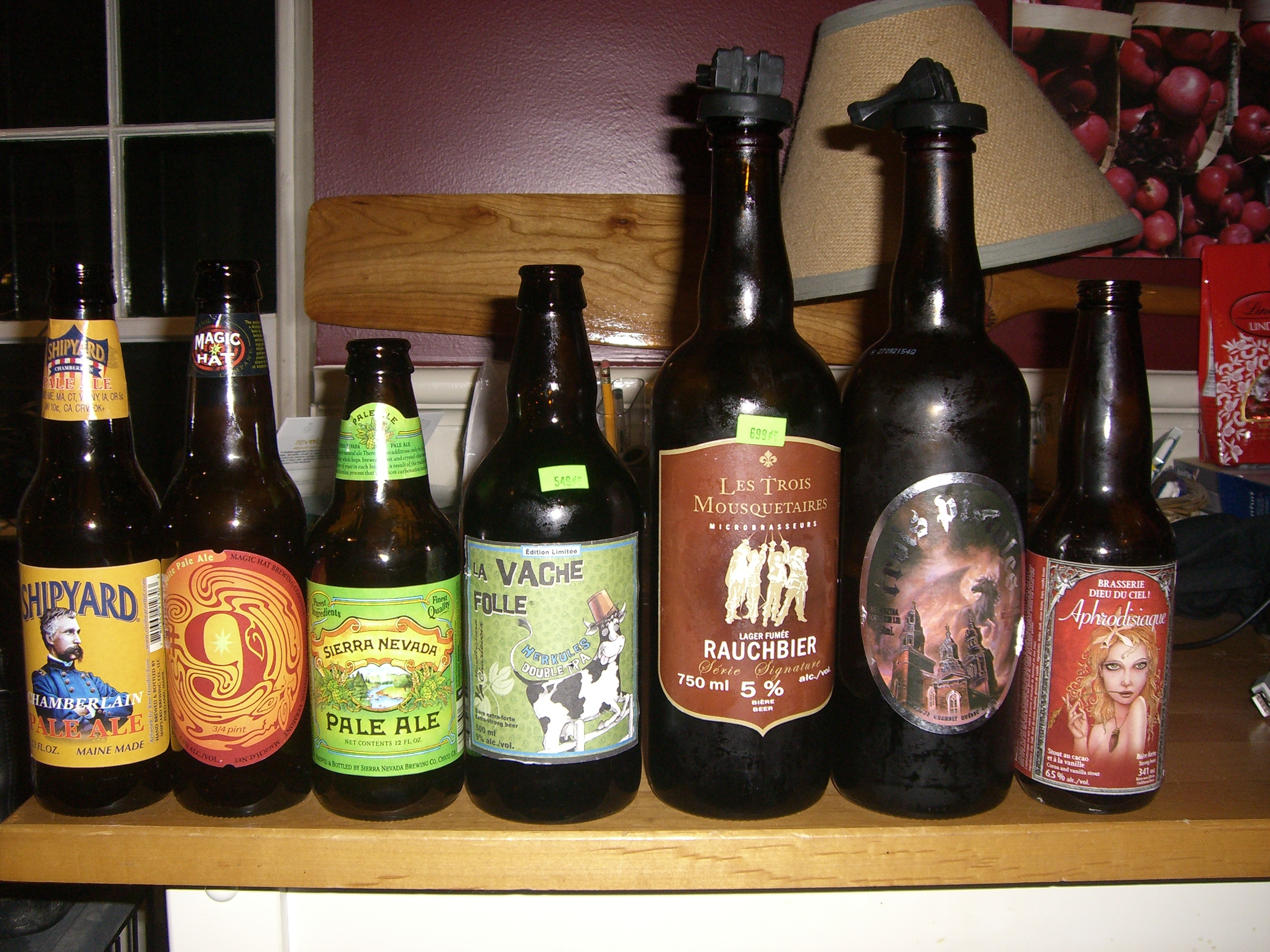 A selection of beverages